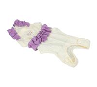 Avejjbaey Mono de recuperación ajustable para gatos, ropa protectora de algodón que evita lamer, promueve para gatos hembras esterilizadas, traje de recuperación transpirable para gatos