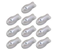 [Avejjbaey] Paquete de 10 dijes de cerámica de peces coloridos hechos a mano con cuentas espaciadoras para hacer joyas, accesorios artísticos de joyería de peces, フリーサイズ, Como se describe, No es una