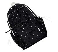 Avejjbaey Práctica mochila para laptop para mujeres y hombres, mochila escolar casual con múltiples compartimentos y asa reforzada, mochilas escolares universitarias, Black, One Size