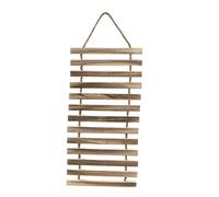 Avejjbaey Rustics Home Decors - Estante de madera natural para colgar en la pared, para interiores y exteriores, jardín, marco de valla
