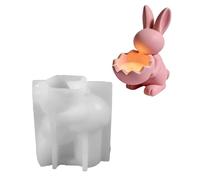 Avejjbaey Silicona de grado alimenticio para crear huevos, conejos y conejos decorativos, fácil de liberar para manualidades y manualidades