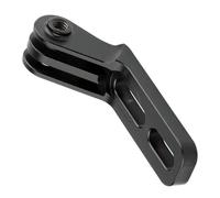 Avejjbaey Soporte de extensión para faros delanteros de bicicleta, soporte inferior para manillar de bicicleta de carretera, adaptadores de cámara deportiva, manillar de bicicleta, soporte inferior