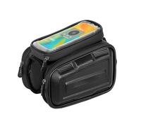 Avejjbaey Soporte personalizable para marco frontal de bicicleta con carcasa probada de 1 m y correas de fijación para una colocación segura, bolsa de equipo de ciclismo permanente