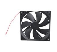Avejjbaey Ventilador de refrigeración de servidor 18025 de bajo consumo, 12 V CC, instalación flexible para ventilación de espacio compacto, ventilador de escape de PC