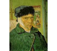 AveJoys 1000 piezas de autorretrato con oreja vendada de Vincent van Gogh rompecabezas de 27.56 x 19.69 pulgadas para adultos y niños a partir de 8 años