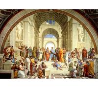 AveJoys Puzzle de 1000 piezas, 70 x 50 cm, La Escuela de Atenas de Rafael, Clásico, Rompecabezas para Adultos y Niños