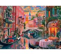 AveJoys Puzzle para adultos 1000 piezas Venecia al atardecer 70 x 50 cm puzzles para adultos Juego educativo desafío juguete 1000 piezas rompecabezas para adultos niños