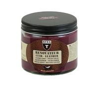Avel Crema Renovadora para Cuero 275 ml - Nutre, Hidrata y Recolora | Con Aceite de Macadamia y Cera de Abeja | Protección y Brillo para Sofás, Muebles e Interior de Coche | Granate (08)