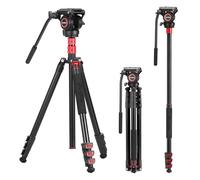 Avella A154P - Trípode para cámara de vídeo, monopié, aleación de Aluminio, 78,2 Pulgadas, para cámara Canon Nikon, Sony, Olympus Panasonic, DSLR