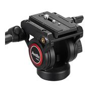 Avella Cabezal Fluido para trípode de vídeo con Placa de liberación rápida, Ligero y Resistente, Compatible con Manfrotto, Carga máxima de 13.2 LB/6 kg para cámara réflex Digital de vídeo, Canon,