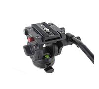 Avella Cabezal Fluido para trípode de vídeo con Placa de liberación rápida, Ligero y Resistente, Compatible con Manfrotto, Carga máxima de 13.2 LB/6 kg para cámara réflex Digital de vídeo, Canon,