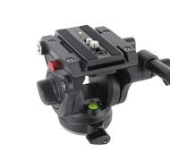Avella Video Cabezal de fluido de trpode con placa de liberacin rpida compatible con servicio pesado Ligero con Manfrotto Max Load 13.2 lb/6 kg pa