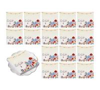 Avellana para invitado, Avellana de papel, Square limpie las toallas de vacaciones tejidas, Servilletas de 20 órdenes toallas de papel absorbentes, decoraciones de, decoración de