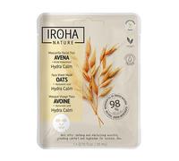 IROHA NATURE - Mascarilla Hidratante Calmante Avena | Cosmética Coreana para Piel Sensible | Hidratación Profunda y Confort | Vegana y 100% Biodegradable