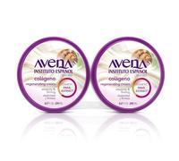 Avena Instituto Español Crema regeneradora de colágeno, paquete de 2, 6.8 | Suaviza e hidrata, fórmula reparadora de la piel