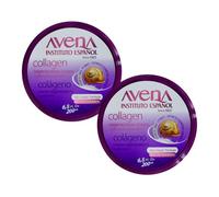 Avena Instituto Español Crema regeneradora de colágeno suavizante e hidratante fórmula reparadora de la piel, 6.8 onzas líquidas cada una (paquete de 2)