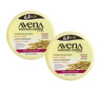 Avena Instituto Español, Moisturizing Cream, Hand & Body, Revitalizes and protects your skin, 2-Pack of 6.8 FL Oz each, 2 Gläser
