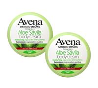 Avena Instituto Espaol Aloe Savila Cream Body Cream hidratando y nutre de 2.7 Fl oz cada 2 frascos