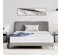 Avenco Colchón de 90 x 190 cm, colchón Individual de 18 cm de Altura de Espuma refrescante de Fibra de bambú, Soporte, Altamente Transpirable, Respetuoso con la Piel, dureza Media