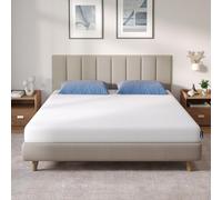 Avenco Colchón Individual de 90 x 190 x 20 cm, colchón de Espuma híbrido de 9 Zonas, con Barrera Resistente al Fuego de Tela Transpirable Agradable al Tacto, Certificado CertiPUR-US