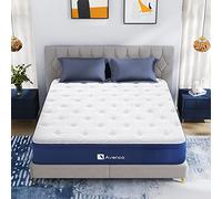 Avenco Colchón Individual de 90 x 190 x 22 cm de Espuma de bambú híbrido, Cama Transpirable de firmeza Media, Certificado CertiPUR-US, 90 x 190 x 22 cm