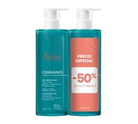 Avène Cleanance Gel Limpiador sin Jabón 2x400 ml