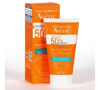 Avène Cleanance Solar SPF 50+ - Crema Solar Facial Piel Grasa y Acneica - Muy alta protección con tecnología Sunsitive® Protection, textura ultraligera y acabado mate para piel grasa, mixta y acneica