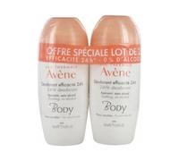 Avène Duo 24h Desodorantes Roll On Cuerpo 2x50ml