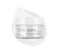 Avene Hydrance Aqua - Crema hidratante en gel con ácido hialurónico y aloe vera, crema de textura de gelatina intensamente hidratante para piel seca, 50 ml