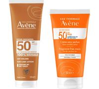 Avène Pack Crema SPF50+ Sin Perfume 50ml + Leche Invisible SPF50 250ml