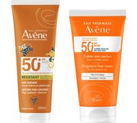 Avène Pack Crema SPF50+ Sin Perfume 50ml + Leche SPF50+ Pediátrico 250ml