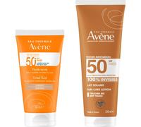 Avène Pack Fluido SPF50+ Color 50ml + Leche Invisible SPF50 250ml