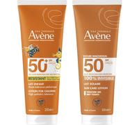 Avène Pack Leche Invisible Spf50 250 ml + Leche Spf50+ Pediátrico 250 ml