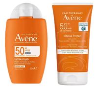 Avène Pack Solar Ultra-Mat Fluido P. Normales a Mixtas SPF50+ 50ml +Intense Protect SPF50+ 150ml