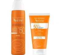 Avène Pack Spray Solar SPF50+ P. Sensibles 200ml + Crema Solar Piel seca SPF50 50ml