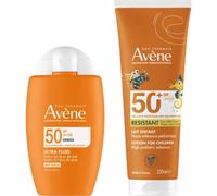 Avène Pack Ultra Fluido Invisible SPF50 50ml + Leche SPF50+ Pediátrico 250ml