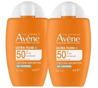 Avène Ultra Fluido Solar Oil Control SPF50 2x50 ml