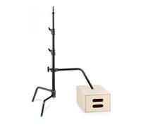 Avenger C-Stand 18 with sliding leg in black finish