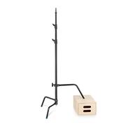 Avenger C-Stand 33 with sliding leg in black finis