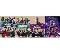 Avengers 4 Films Collection DVD - Avengers Assemble, Avenger - Age of Ultron, Avengers - Infinity War, Avengers - Endgame - Marvel Studios Avengers Collection DVD