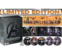 Avengers 4-Movie Collection - 5-Disc Box Set with Bonus Features - Avengers Assemble / Age of Ultron / Infinity War / Endgame [Blu-ray] [Region Free]