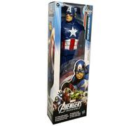Avengers Assemble Titan Hero Muñeco Articulado Capitán América 12" Hasbro