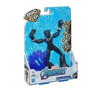 Avengers- Bend and Flex Figura Black Panther 15 Cm (Hasbro E78685X0)