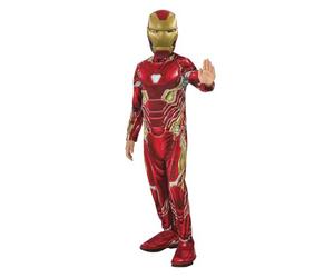 Avengers - Disfraz oficial de Iron Man para niños, Infinity War, talla 3-4 años (Rubies 641051-S)