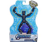 Avengers- Bend and Flex Figura Black Panther 15 Cm (Hasbro E78685X0)