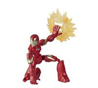 Avengers E7870 Beyblade Marvel Bend and Flex Action, 6-Inch Flexible Iron Man Figure, Includes Accessory, Ages 4 and Up, Multicoloured
