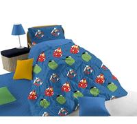 Avengers - Edredón de Invierno Individual, 1 Plaza, Azul, de algodón, de Color marrón, 170 x 260 cm