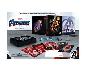 Avengers Endgame 4K Ultra HD Collectors Set / Includes 4K Steelbook / Light Up Display Box / Art Work / Badges / Import / Region Free 4K Ultra HD Disc+2D Blu Ray