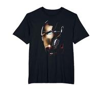 Avengers Endgame Avenge The Fallen Iron Man Camiseta, Hombre Tallas Grandes, Negro, 4X Alto