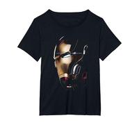 Avengers Endgame Avenge The Fallen Iron Man Camiseta, Mujer Tallas Grandes, Negro, 2XL Grande